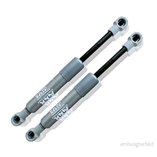 2 x RhedexX® gasfjäder ersättning för Stabilus LIFT O MAT 195 mm 50N 800N grå gastryckdämpare Kesseböhmisk kök möbelklaffar lyftomat (600 N) 739805100799