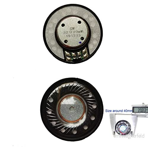 40 mm hörlurar högtalardelar 32 ohm högtalare förare för Bose tystkomfort QC2 QC15 QC25 QC35 QC3 AE2 OE2 Studio Studo 2.0 Solo 2 drivrutiner, 40mm speaker 675663729805