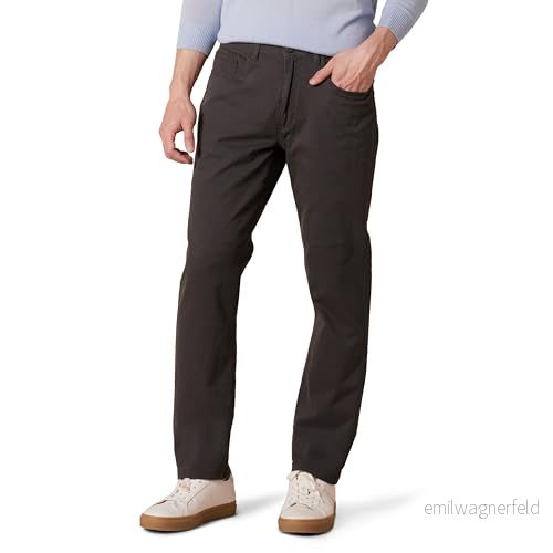 Amazon Essentials herr rak passform 5 fickors komfort stretch chinos byxa (tidigare Goodthreads), grå, 40 B x 32 L 193548071073