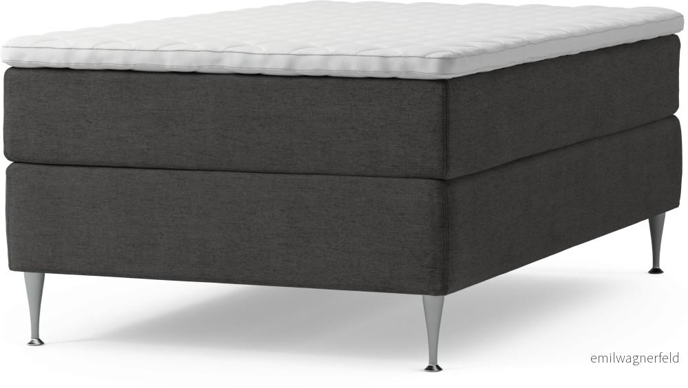 Delux Dream Kontinentalsäng, enkelsäng 120 cm med bäddmadrass och sängben R9pdM