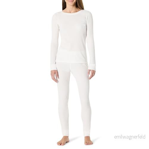 Amazon Essentials Dam Våffla Snug Fit Pyjamasset, Vit, XX Large 194223267200