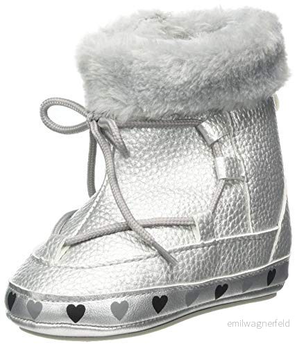 Sterntaler Baby flicka sko första promenadskor, silver 20 EU 4055579112469