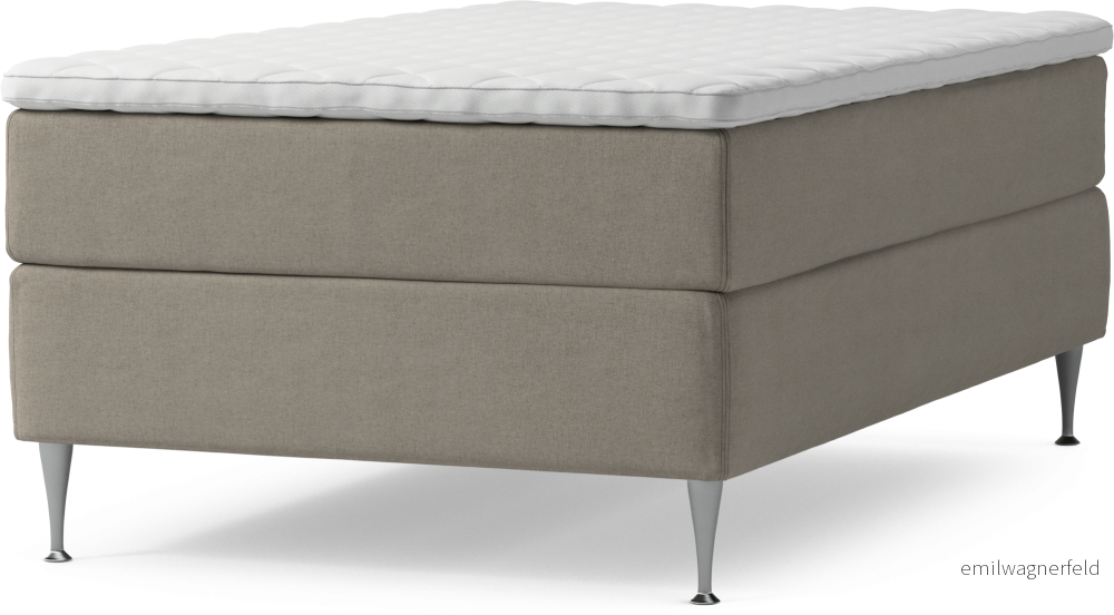 Delux Dream Kontinentalsäng, enkelsäng 120 cm med bäddmadrass och sängben cHdEx