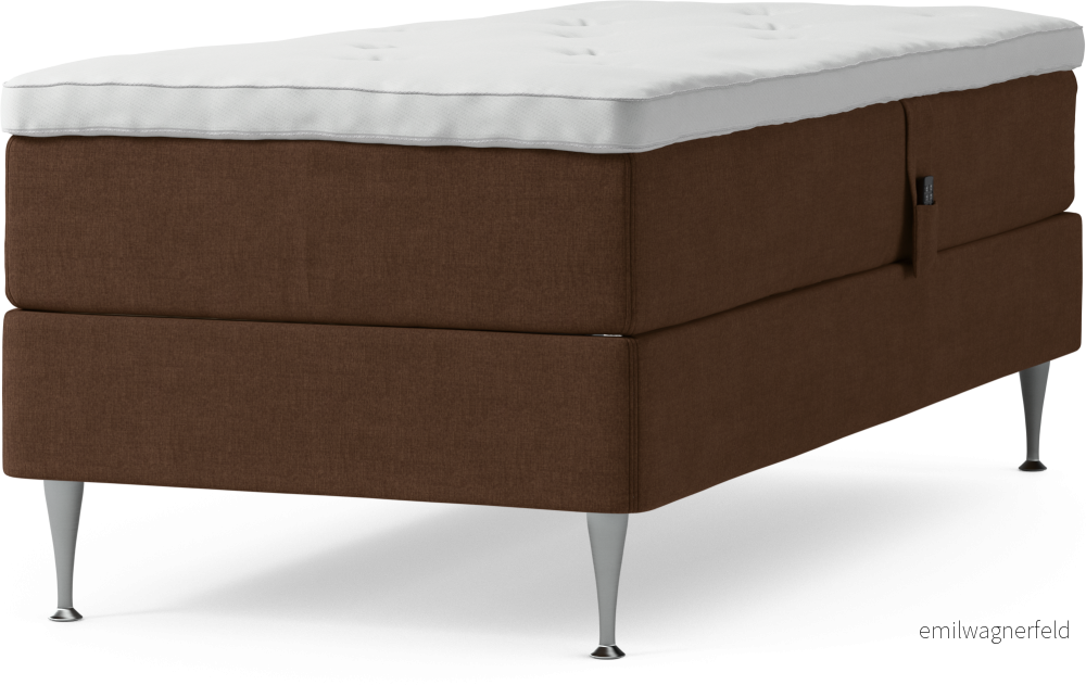 Delux Dream Ställbar säng, enkelsäng med bäddmadrass och sängben Yd6lp
