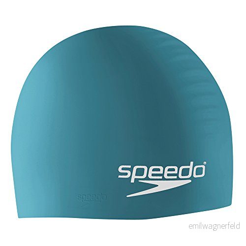 Speedo Unisex silikon badmössa, mörk blågrön, one size UK 8763666983