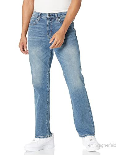 Amazon Essentials Herr rak passform Bootcut Jean, lätt tvätt, 40 W x 29 L 193548316433