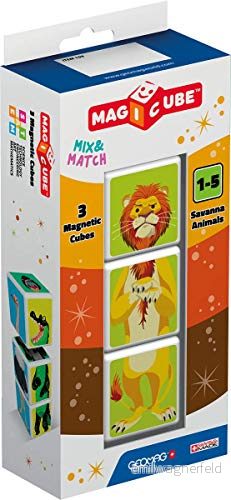 Geomag Magicube Blister Pack 109 Savanna Djur 871772001096
