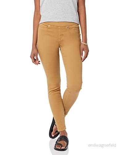 Amazon Essentials kvinnors stretch pull on jegging (finns i plusstorlek), ljus kamel, 2 långa 196433123215