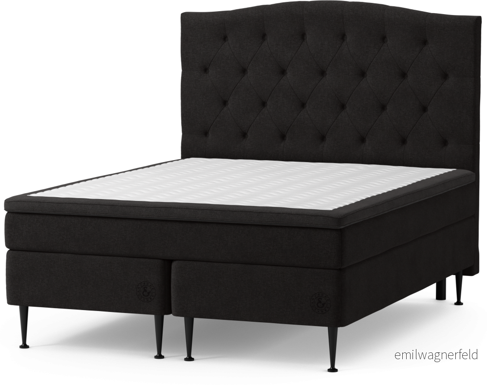 Asperö Comfort Kontinentalsäng, dubbelsäng med bäddmadrass Comfort och sängben lffTo