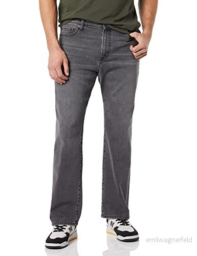 Amazon Essentials Herr Straight Fit Bootcut Jean, tvättad grå, 36 B x 31 L 196433113100