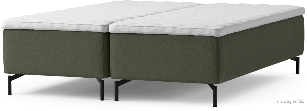 Delux Dream Ramsäng, dubbelsäng med bäddmadrass och sängben pC27A