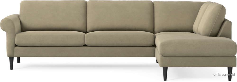 Bridge 3-sits soffa med divan höger cAlwn