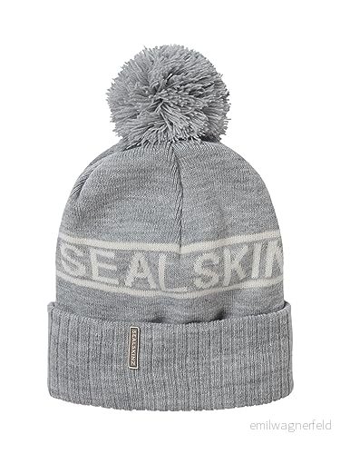 SEALSKINZ, Heacham, Vattentät Kallväder Ikon Unisex Bommelmössa, Vintersport Tillbehör, Fleecefodrad, Nödvändig för Skidåkning 5055754440973