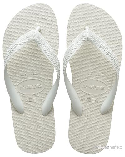 Havaianas toppfärg, flip flop unisex vuxna, Vitt, 45/46 EU 7890541817938