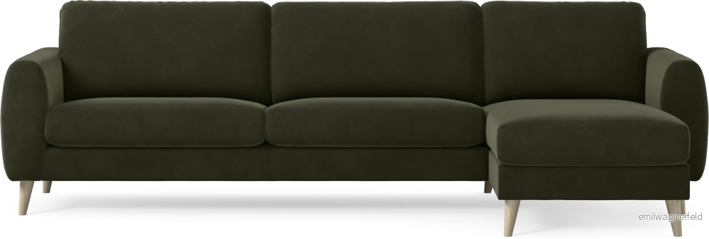 Bridge 3-sits soffa med schäslong höger fj769