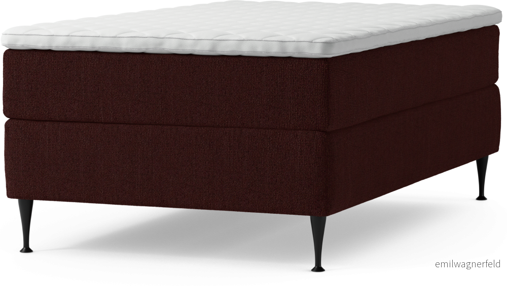 Delux Dream Kontinentalsäng, enkelsäng 120 cm med bäddmadrass och sängben FB18K
