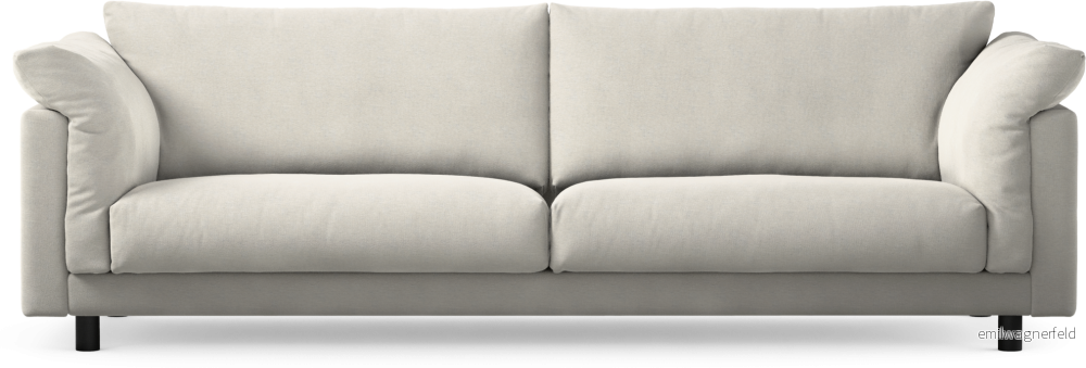 Cherrie 4-sits soffa, fast klädsel VT1uH
