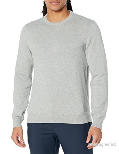 Amazon Essentials rundhalsad tröja för män (finns i stor och lång), ljusgrå ljung, XX Large Tall 196433515881