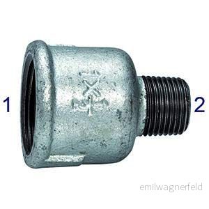 RIEGLER 113129 TFM 2463020 reduktionshylsa 246, IG/AG, Rp 3, R 2, svart temperament, 1 st. 4047322395311