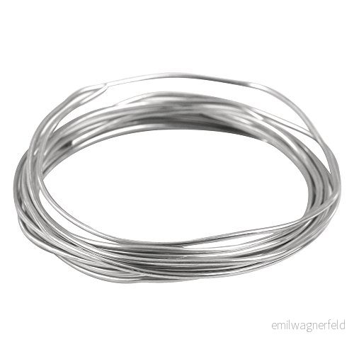 Rayher 2417000 aluminiumtråd, mjuk, 2 mm ø, SB förpackning 3 m 4006166674488