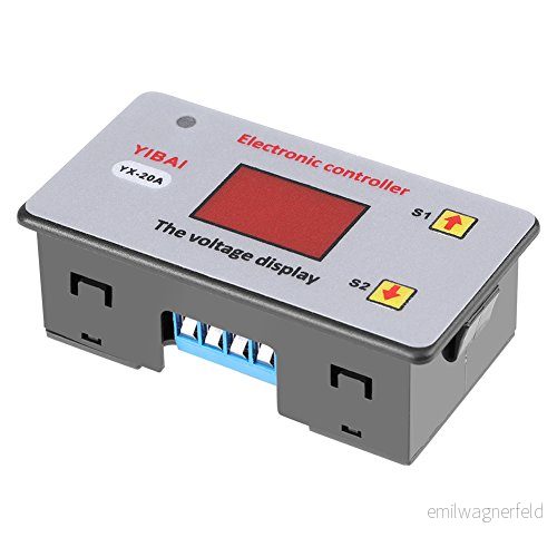 12V Lågspänningsskydd, Lågspänningsavstängning På Skydd Underspänningsregulator med LED indikator, 9399453970710