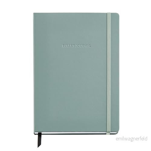 Miquelrius anteckningsbok, styvt vinylpappersomslag, A5 storlek 148 x 210 mm, 192 prickade sidor hål på 100 g/m², Grön 8422593015117