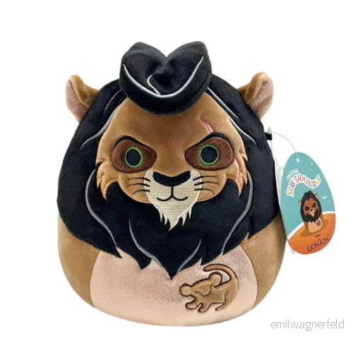Squishmallows SQDI00550 Scar 20 cm, officiell jazware plysch, supermjukt gosedjur 196566427464