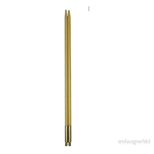 Seeknit KA06552 rundsticknålar, bambu, beige, 14 cm x 3,75 mm 4973180886930