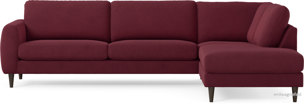 Bridge 3-sits soffa med divan höger n5np5