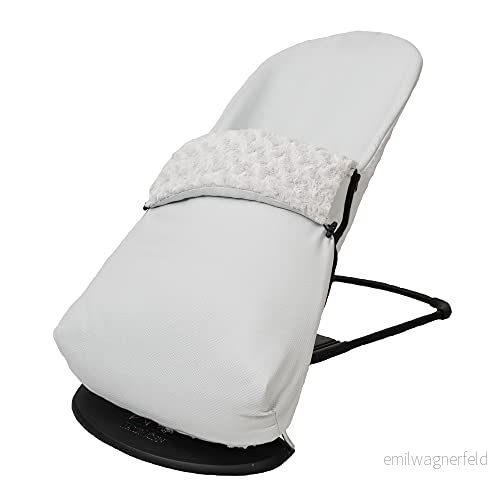 Överdrag + säck för hängmatta BabyBjörn Balance Soft (SUSTITUYE original klädsel), allergivänlig, hypermjuk, andningsbar. (Pique bomull grå) 8435439744263