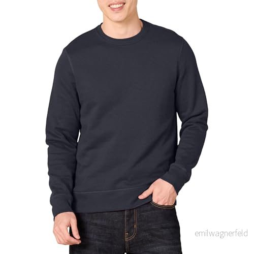 Amazon Essentials herrtröja med rund hals (finns i stor och lång), marinblå, 4X Large lång 196433209285