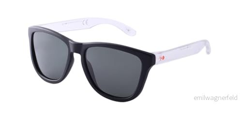 NAIF Magaluf solglasögon, vuxna unisex, svart matt och kristall, medium 8436610052337