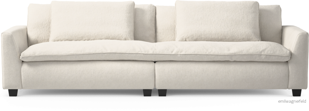Bellora 4-sits soffa, hel dyna sUx3L