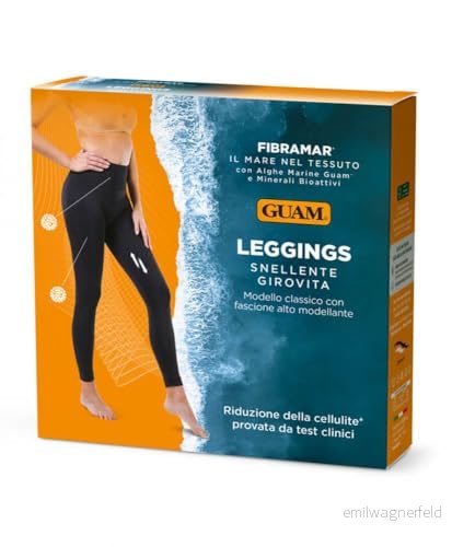 Guam Fibramar Leggings Klassisk tg. L XL, Unisex Vuxen, Svart, 8025021223063
