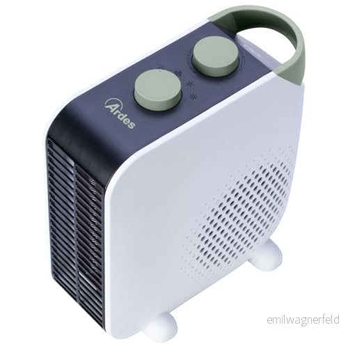 ARDES AR4F15 VERTIGO 2 vägs fläktvärmare vertikal och horisontell värmefläkt med effekt Bärbar elektrisk spis termostat 8004032116526
