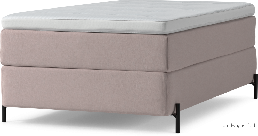 Delux Dream Kontinentalsäng, enkelsäng 120 cm med bäddmadrass och sängben ixetU