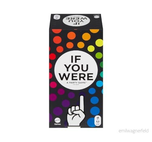 Mattel Games, Als je een gezelschapsspel was, Kaartspel , Duitse versie, HYB61 194735242726