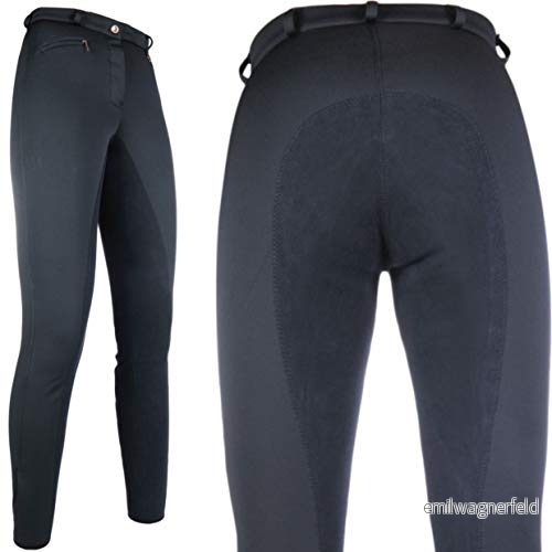 HKM Sports Equipment dam vintersoftshellreithose vinnare ridbyxor svart 36 EU 4000315587797