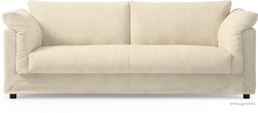 Cherrie 3-sits soffa, hel dyna och kappa oOqvX